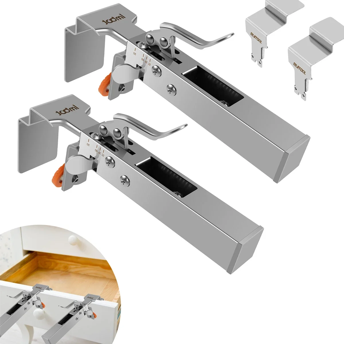 

Drawer Fixing Clamps Adjustable Stainless Steel Drawer Front Installation Clamps Universal Cabinet Installation Clamps With