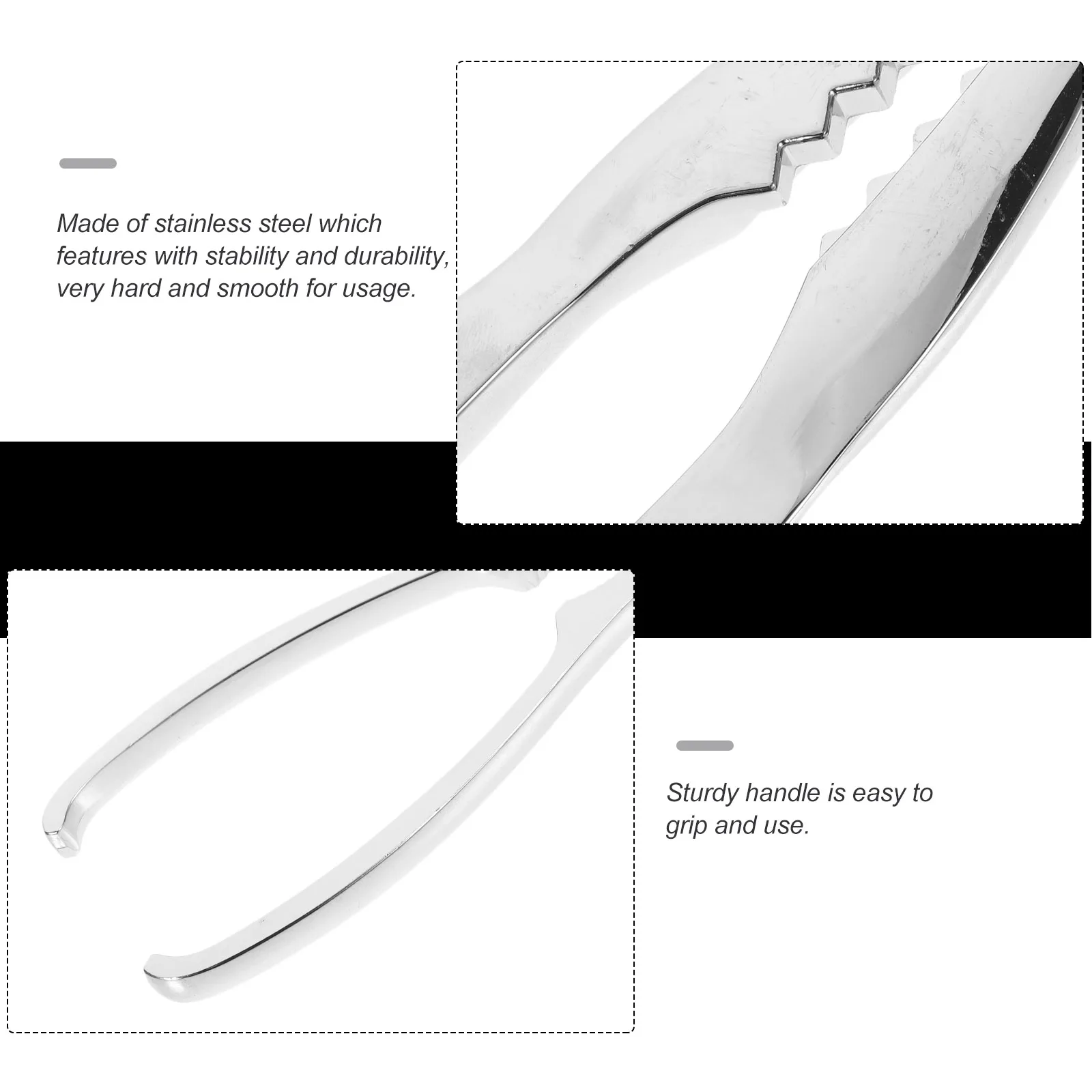 

4pcs Stainless Steel Crab Eating Tool Set 304 Seafood Crackers For Lobster Crab Forks Picks Scissors Clamp Supply