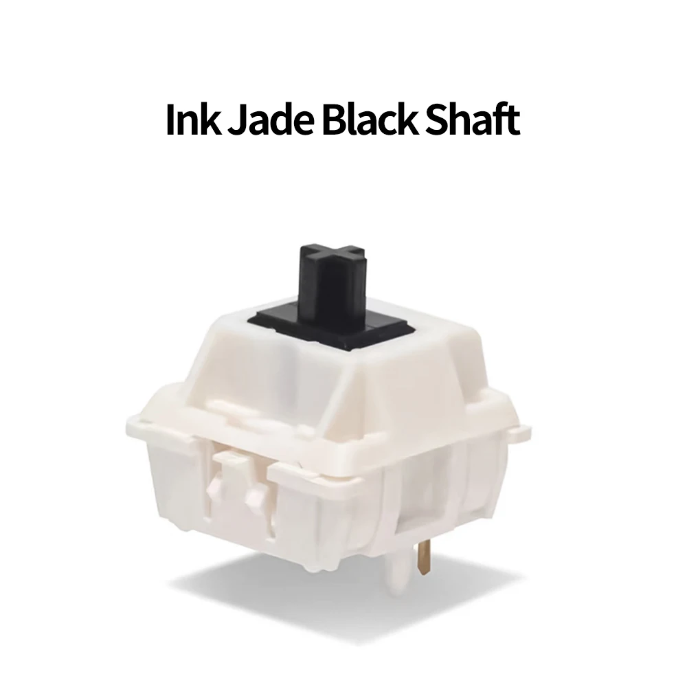 YiGuang ink Jade Black Axis Dark Jade Section Hand Switch Super Saint Panda Axis Gold Contact 5Pin  strength: 67gf  priority