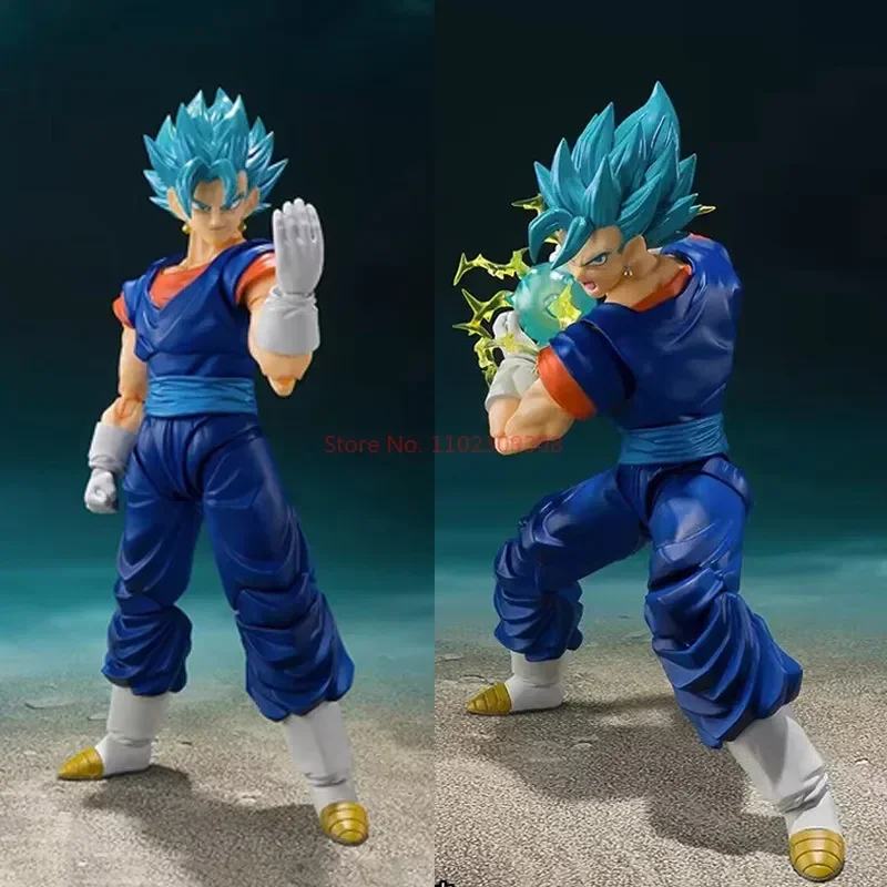 Dragon Ball New Super Vegito Blue Action Figure Vegetto S.h.figuarts Super Saiyan God PVC Anime Model Collection Kid Gifts Toys