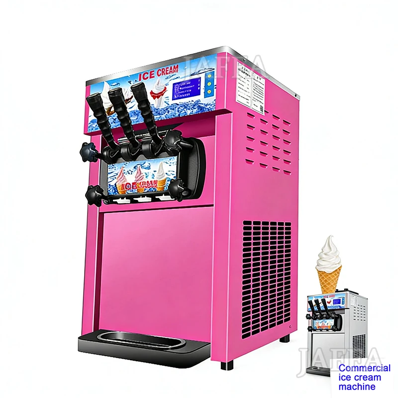Recommended New Ice Cream Machine User Friendly Design 220V High Productivity Water Compatible