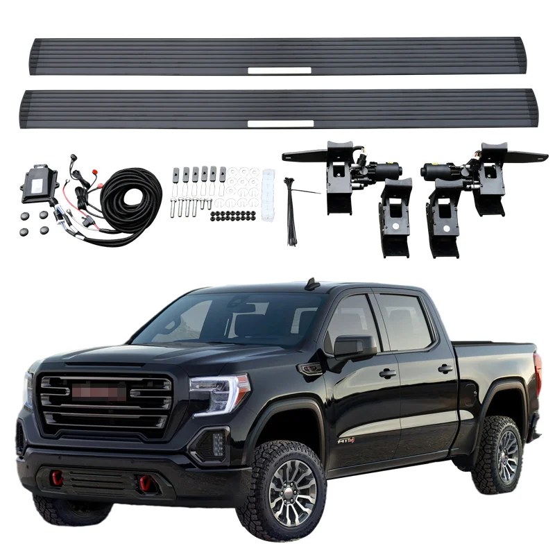 

Automatic Electric Power Side Step Running Board for GMC Sierra 1500-Double Cab HD-Double Cab 2019+