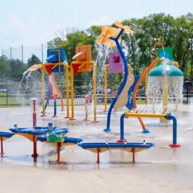 Customized Small Water Park Design Spray Playground Kids Play Equipment Splash Pad Equipment