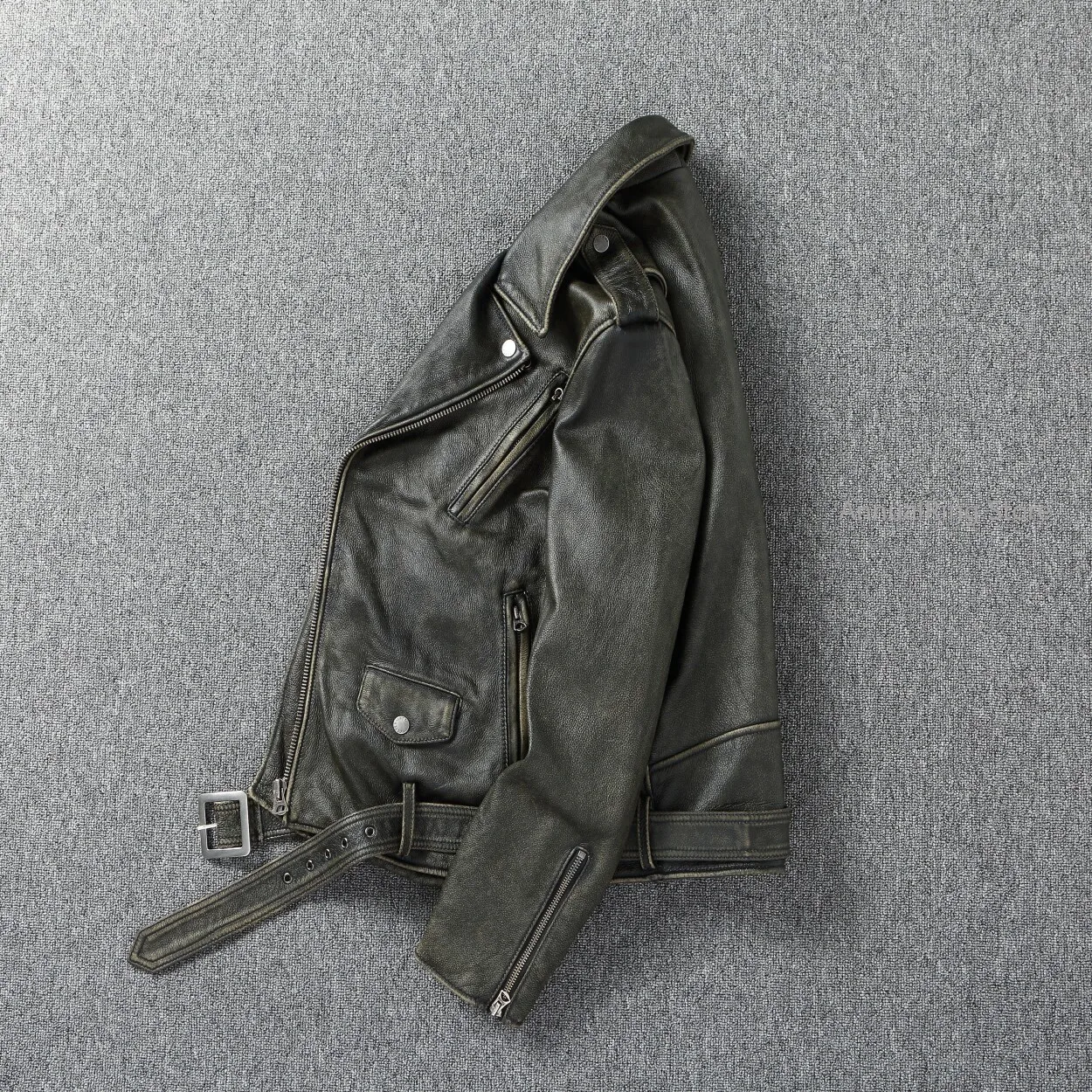 Мужская куртка-косуха из натур – обзор и цена Riding Jacket Leather