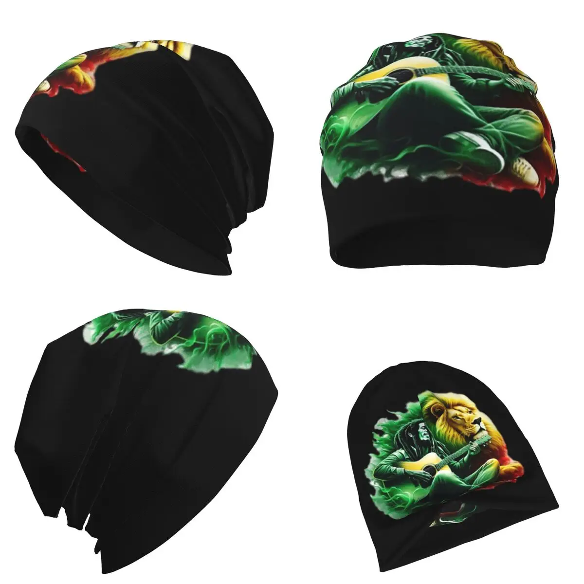 بوب مارلي وان لوف قبعة محبوكة دافئة الهيب هوب بونيه قبعة الخريف الشتاء في الهواء الطلق بيني القبعات للجنسين الكبار