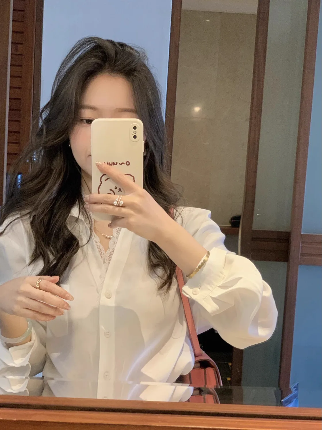 

Long Sleeve Shirts Womens Vintage Chiffon Tops With Ruffled Hem And Stand Collar For Autumn Minimalist Feminine Casual Clothing
