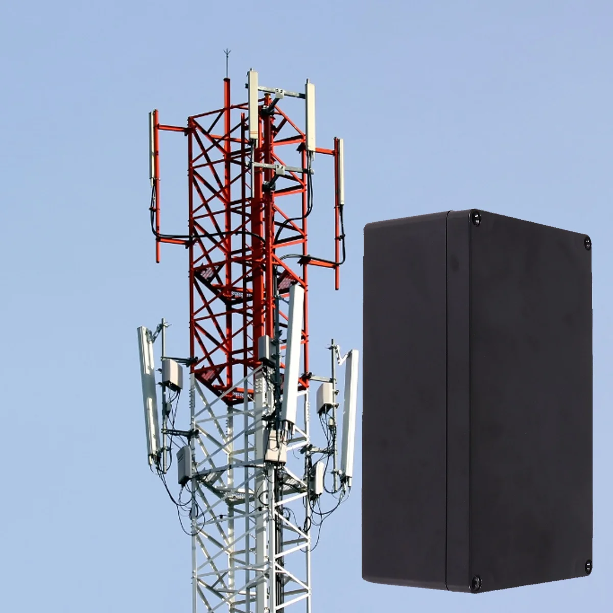 

1Pcs Plastic Waterproof Junction Box 200x120x75mm Sealed Electric Outdoor Dustproof Electronic Enclosure