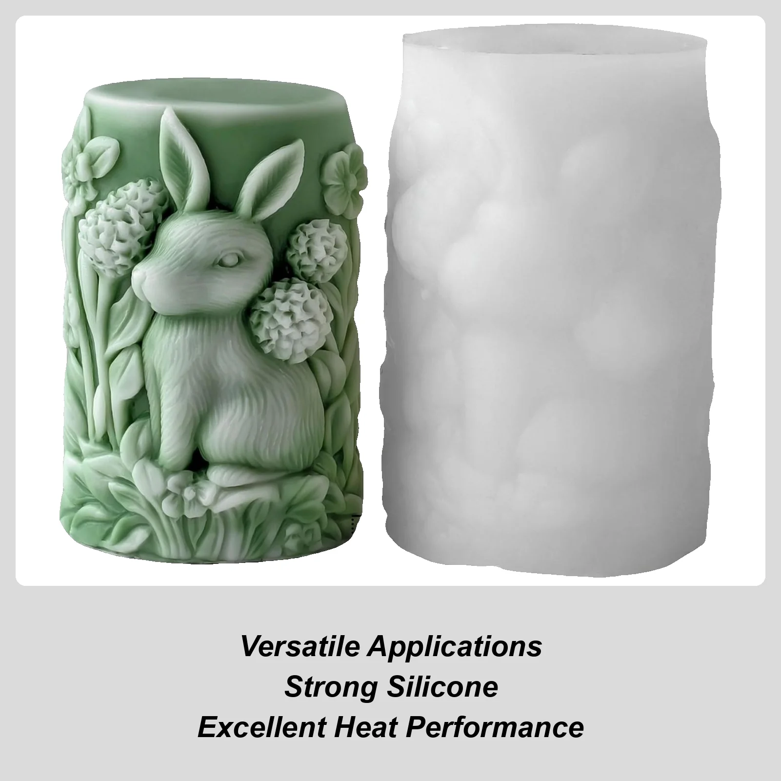 

Формы для свечей, цветок кролика, эпоксидная смола, художественное ремесло, литье мыла, восковая форма для домашней комнаты, украшение свадебного обеденного стола