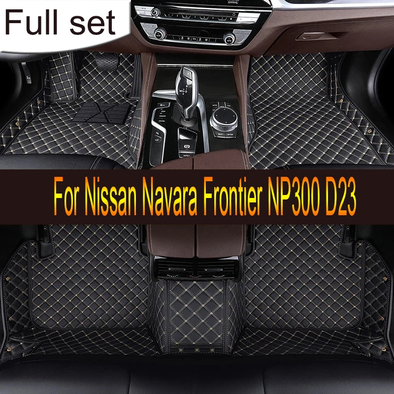 Car Floor Mats For Nissan Navara NP300 D23 2024 2023 2022 2021 2020 2019 2018 2017 2016 2015 Frontier Auto Accessories Carpets