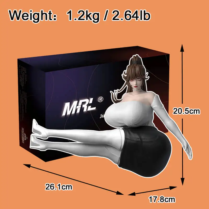 MRL Action Figure Anime Mini Sex Doll With Skeleton Movable Joint Resin Head Sculpture