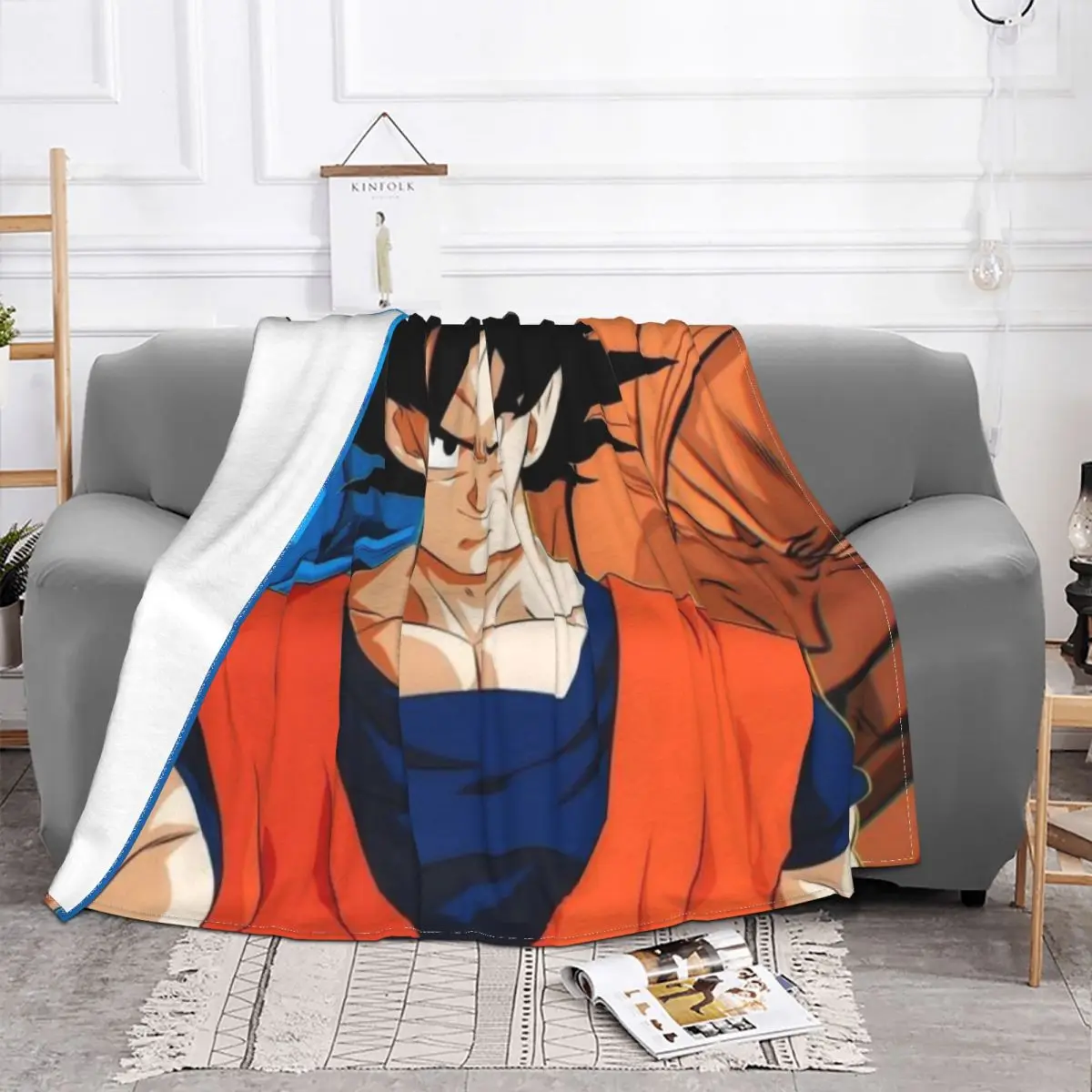 الاسترخاء لعبة دراغون بول Z دراغون بول أنيمي بطانية الملحقات السرير الزخرفية يلقيات والبطانيات سوبر الدافئة الفانيلا للأريكة #2
