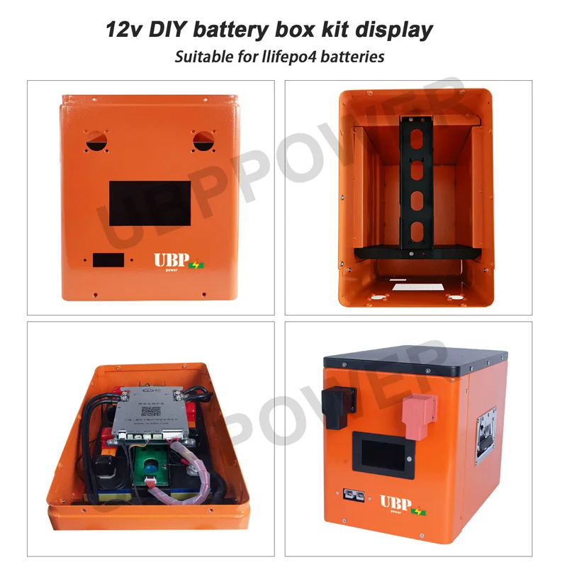 UBPPOWER New 12V 24V 48V Lifepo4 DIY Battery Box Kits Case Lithium-ion System LiFePO4 200Ah 230Ah 280Ah 304Ah Battery Packs