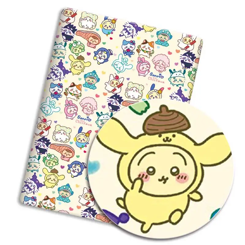 DIY Cartoon Fabric Hot DIY140*50cm Handmade Sewing Patchwork Quilting Baby Dress Home Sheet Printed Fabric Fabric Sewing Kids