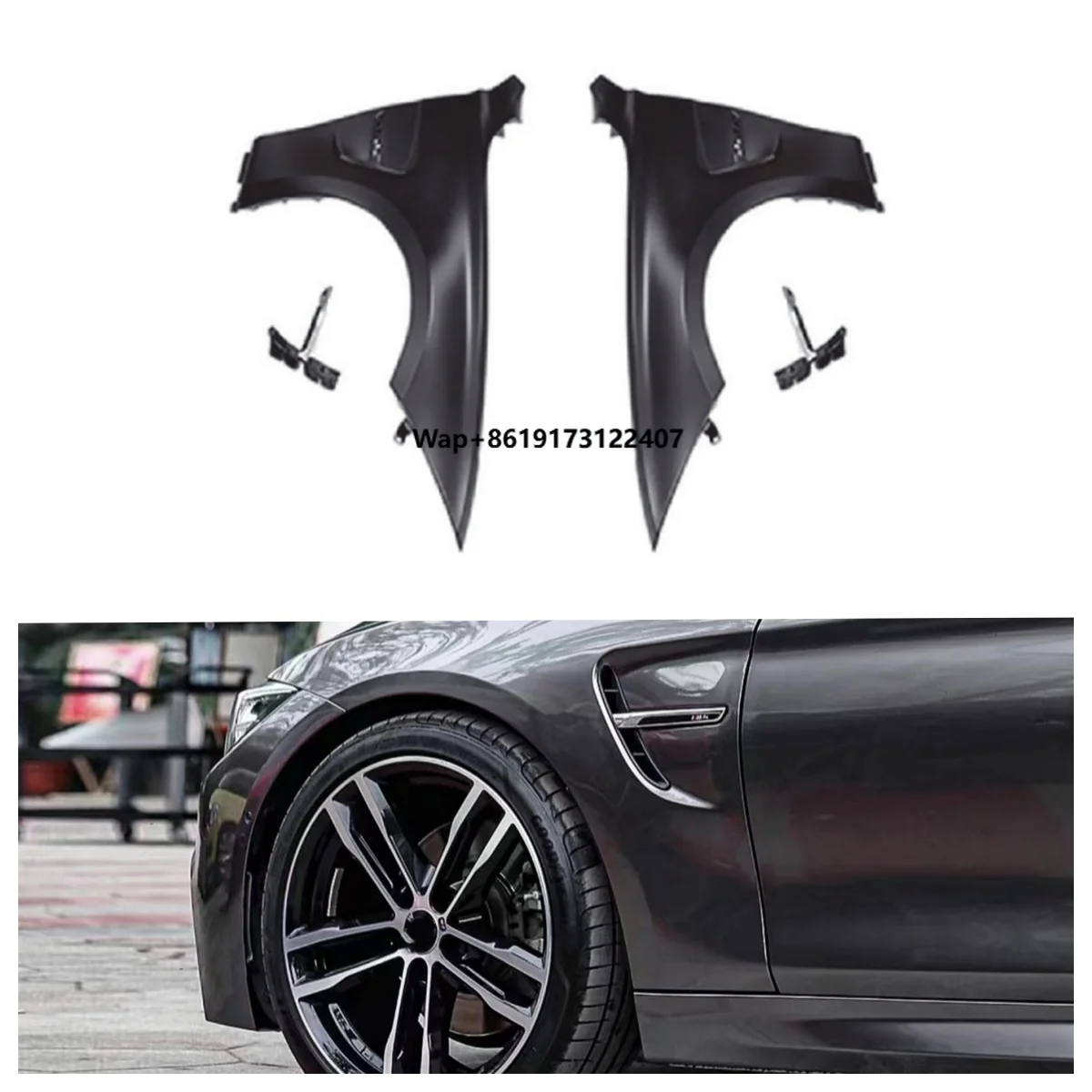 

Wholesale Car Fender for 2014-2019 4 Series F32 F33 F36 Upgrade M4 Wings Iron Fender Left Right Fenders