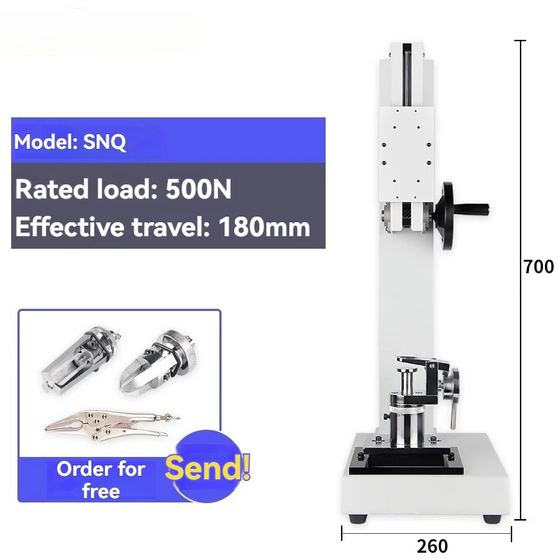 Máquina de ensayo de tracción para prendas y juguetes, máquina de ensayo de tracción específica para botones, medidor de fuerza de tracción y compresión WNQ