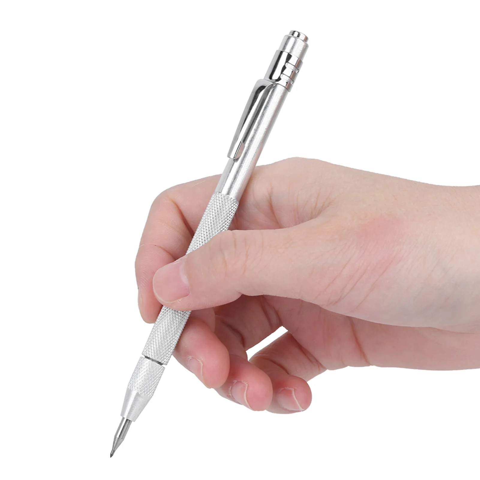 Schnitzstift, Keramikreißer, starker magnetischer Anreißstift, gerändelter Aluminiumgriff, Wolframkarbidspitze, Anreißstift, Glasmarker