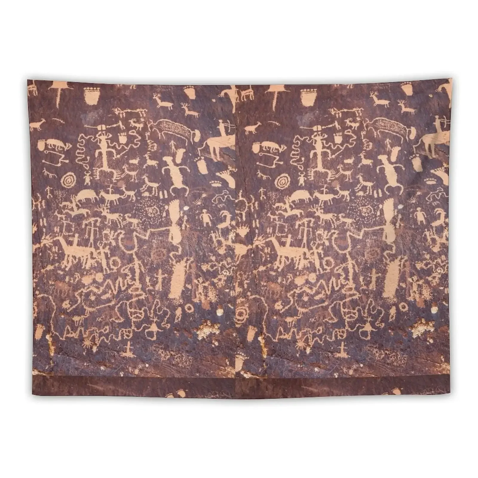 Petroglyphs Tapestry Carpet On The Wall Anime Decor Tapestry