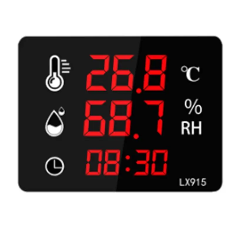as63-digital-temperature-and-humidity-thermometer-time-display-dual-use-led-screen-high-precision-lx915