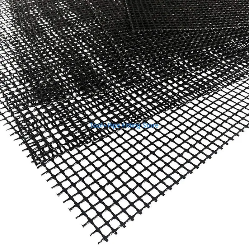 F92B Outdoor BBQ Grill Mesh Mat Non-Stick Barbecue Grilling Wire Net Sheet Liner Replacement Pads Pizza Screen Reusable Tool