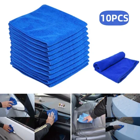 

Microfiber Cleaning Cloths Lint Free Microfiber Cleaning Towel Cloths Reusable Cleaning Towels W/ Super Absorbent For Car Window