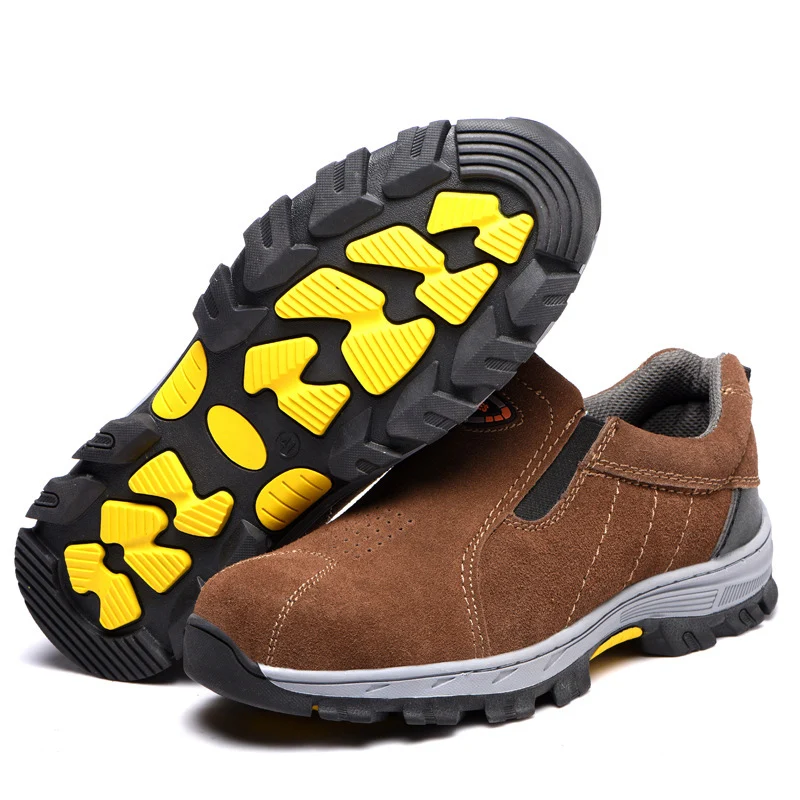 Men\'s Sports Shoes Men Work & Safety Boots Steel Toecap Leather Steel Mid Sole Men Woman Shoes Tenis Para Hombre Shoes for Men