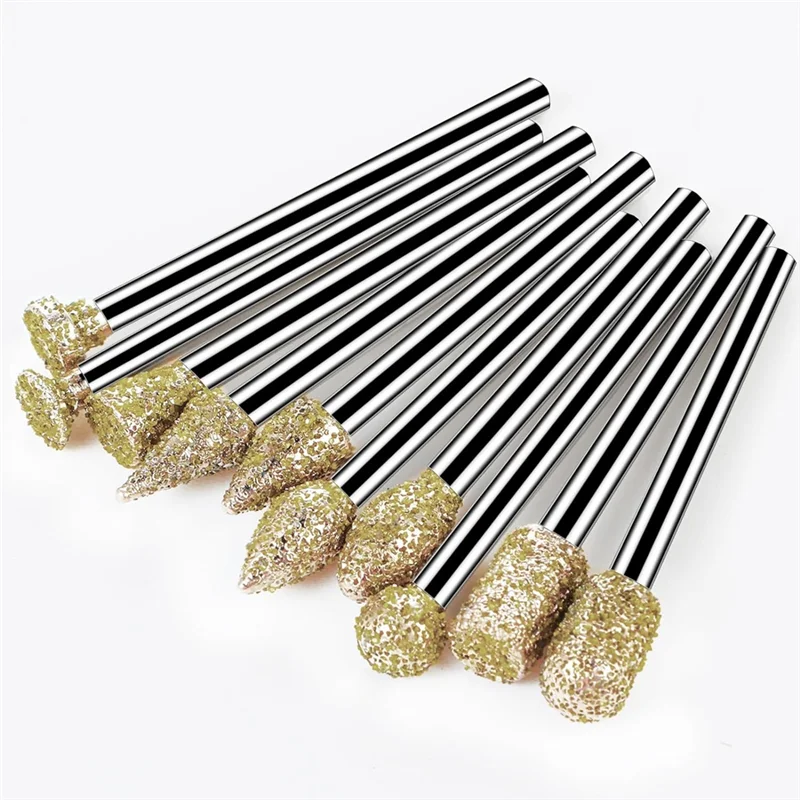 

A69E20 PCS Grinding Burr Drill Bit For Dremel-Tool Accessories Rotary Tool Supplies For Dremel-Polishing Tool 1/8 Inch