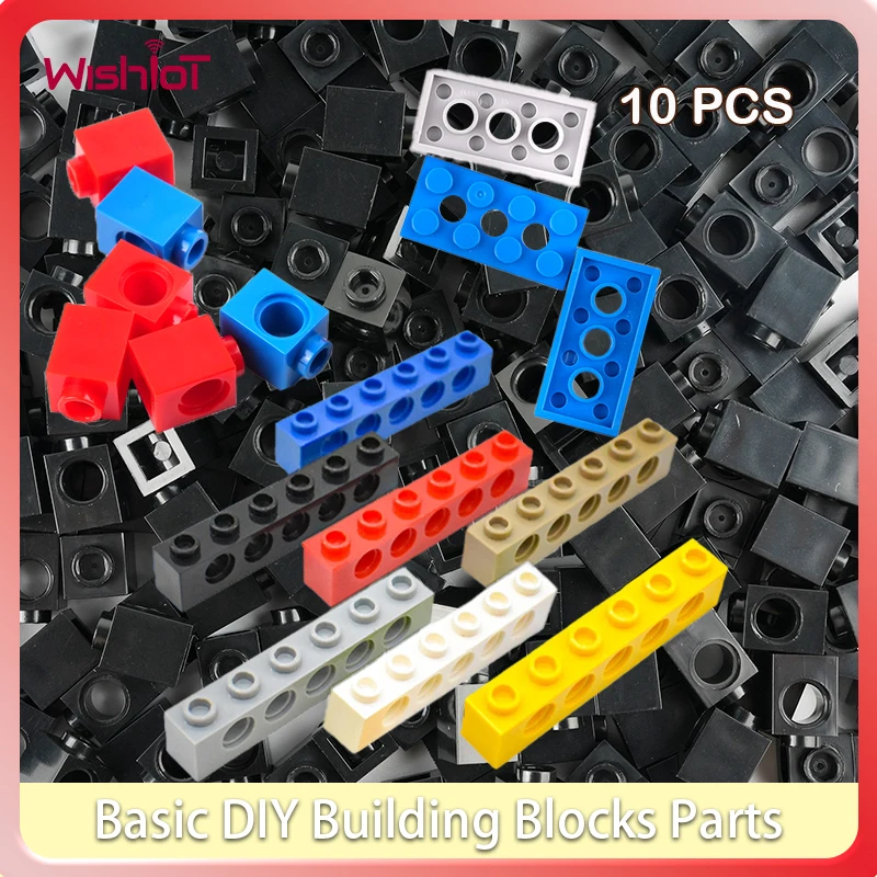 

Classic Basic Building Blocks with Holes MOC Technical Short/Long Beam Small Particle Parts DIY Bricks Child Educational Puzzles