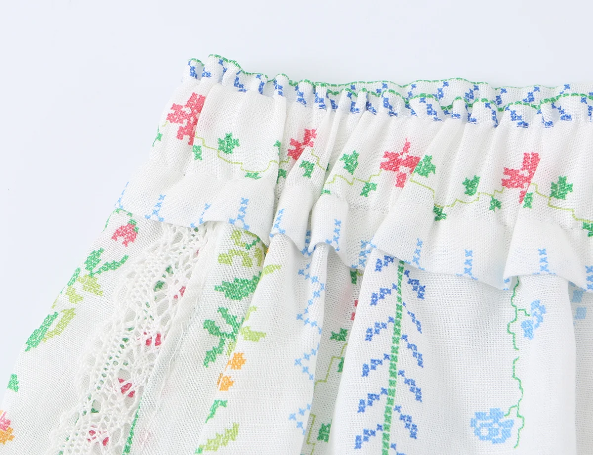 TFMLN Neues Damen Sexy Print Shorts Set Sommer Strand Locker Sitzender Rückenfreier Sling-Top mit Unregelmäßigem Schnitt und Mini-Shorts Zweiteiliges Set – Detail 13