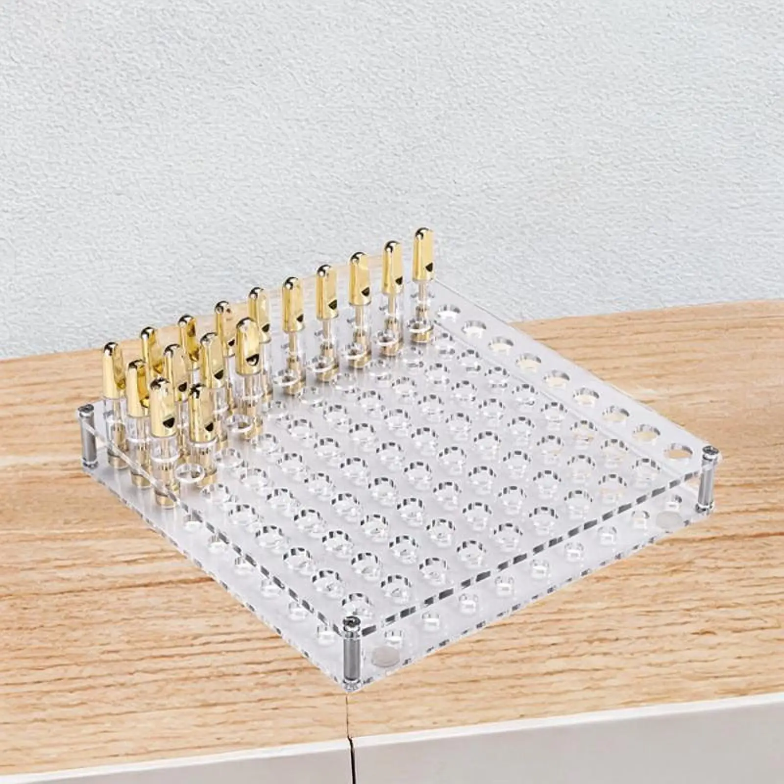 Marker Pen Organizer Paint Brushes Marker Holder 100 Slots DIY Craft Stable Essential Oil Bottle Holder for Apartment Stores