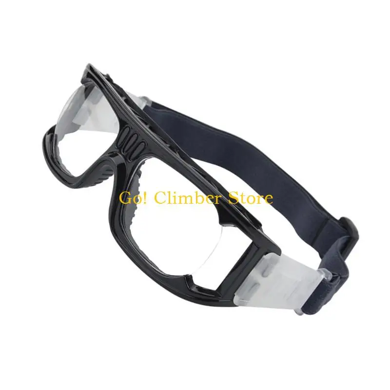 Q84c crianças óculos proteção do esporte basquete futebol esportes óculos proteção óculos segurança anti-nevoeiro lente