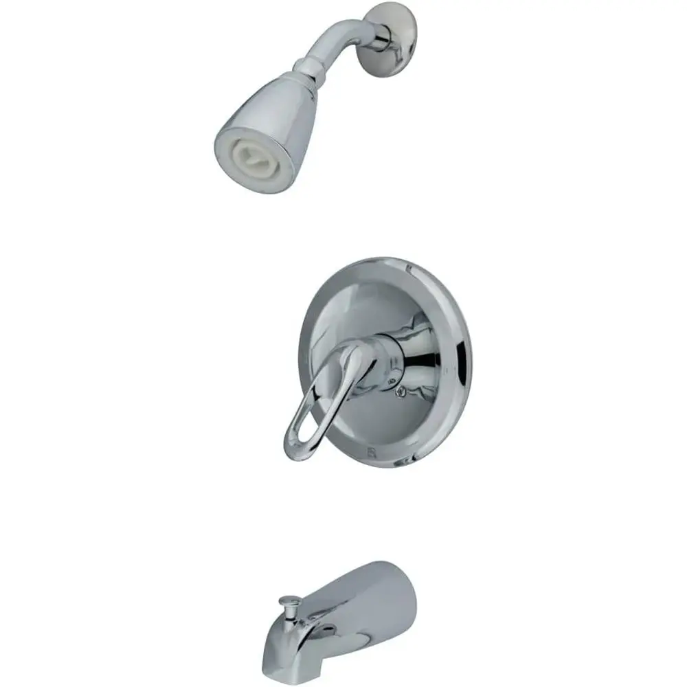 

Single-Handle Polished Chrome Tub and Shower Faucet