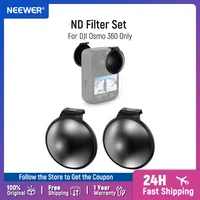 Juego de Filtros ND NEEWER ND16 (4 Pasos) de Vidrio Óptico, Filtro de Densidad Neutra para Lentes, Accesorios para Cámaras de Acción, Solo para DJI Osmo 360
