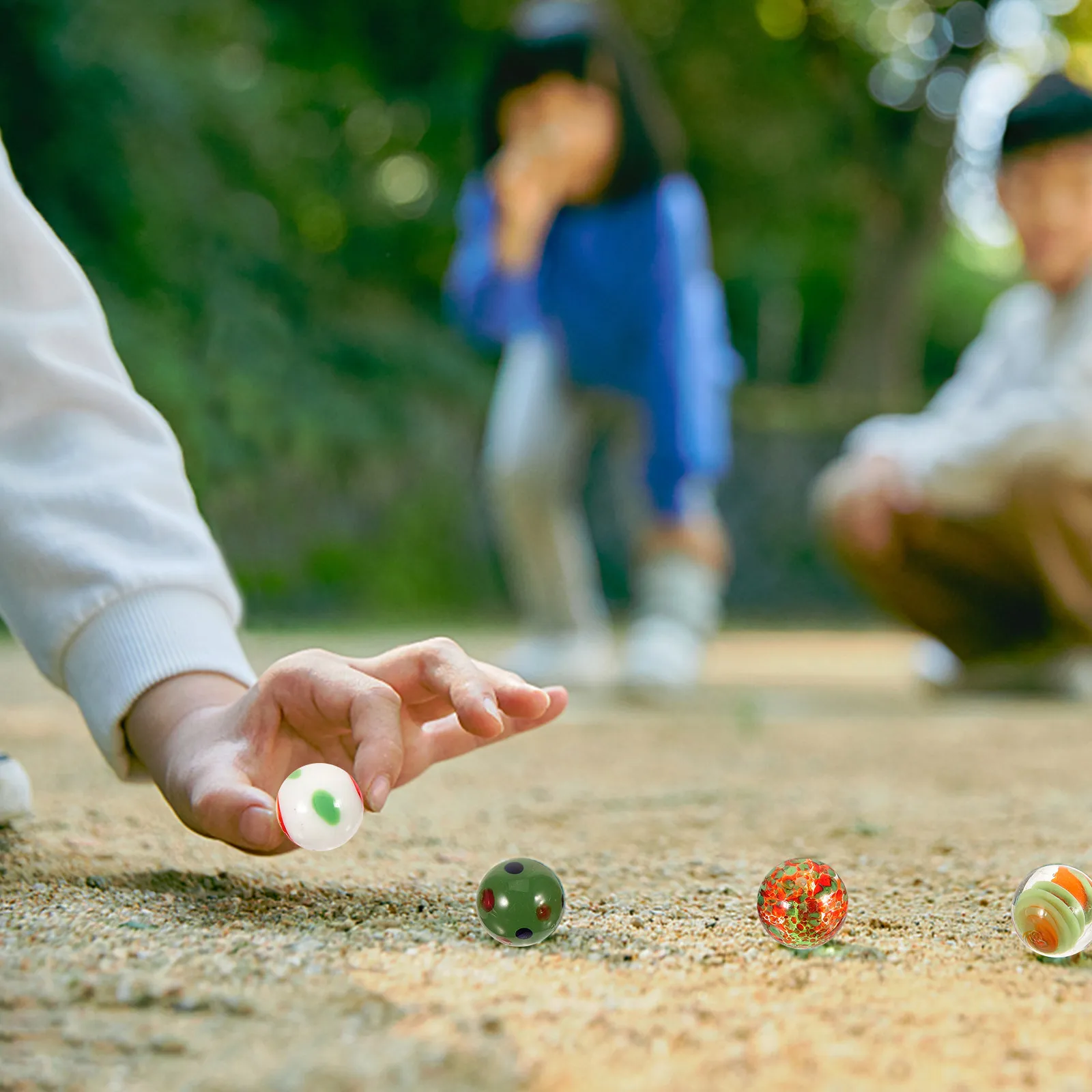 

30Pcs Colorful Glass Marbles Smooth Round Glass Balls Safe for Fish Tanks Decorative Marbles for Kids Ages 4-8 Gift Set Marble