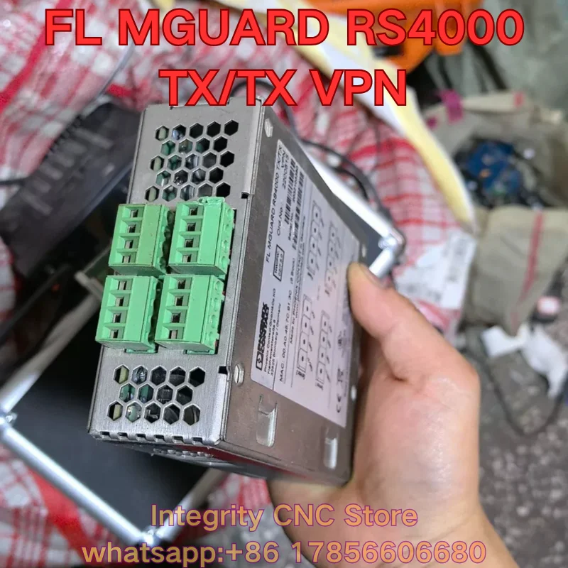 Second-hand FL MGUARD RS4000 TX/TX VPN PLC module 2200515 functional test is normal