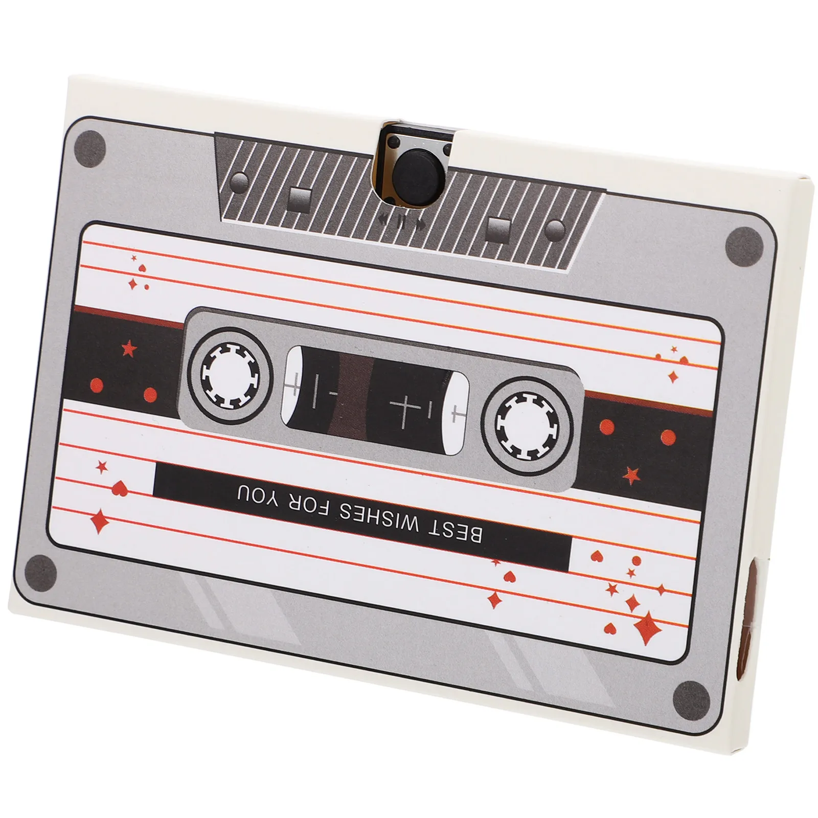 

Музыкальная открытка на день рождения с 80-кратным воспроизведением, высококачественная звуковая записываемая карта для подарков