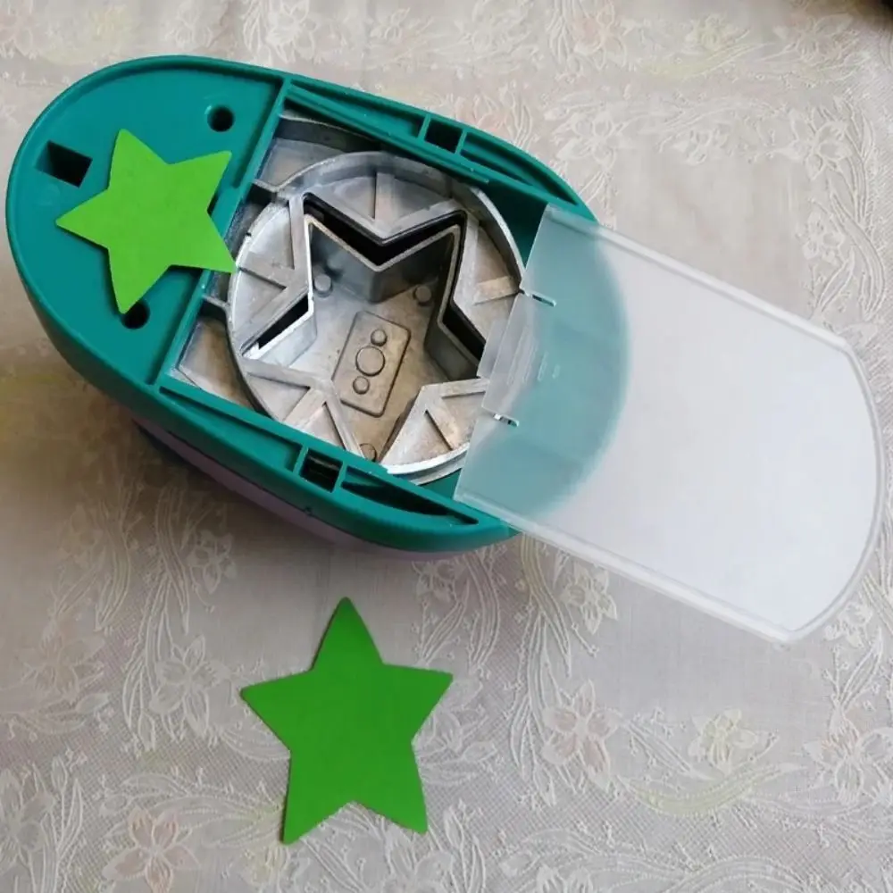 8-75mm Heart/Star Shaped Hole Puncher DIY Scrapbook Paper Cutter Embossing Device Punches Manual Paper Cutting Machine