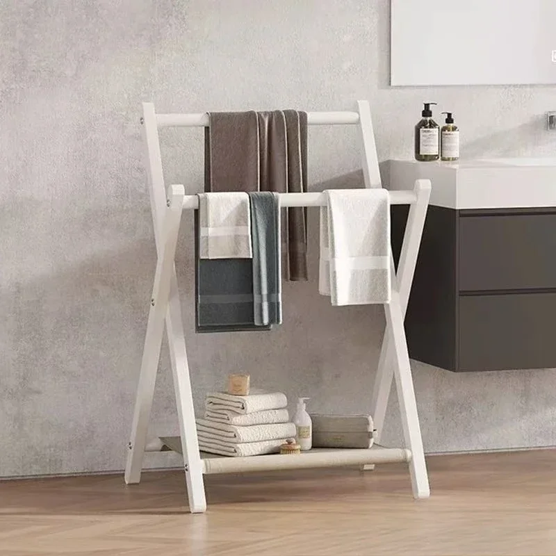 floor-to-ceiling hangers, bedrooms, folding storage racks, temporary placement,   bay windows, balconies, sorting racks
