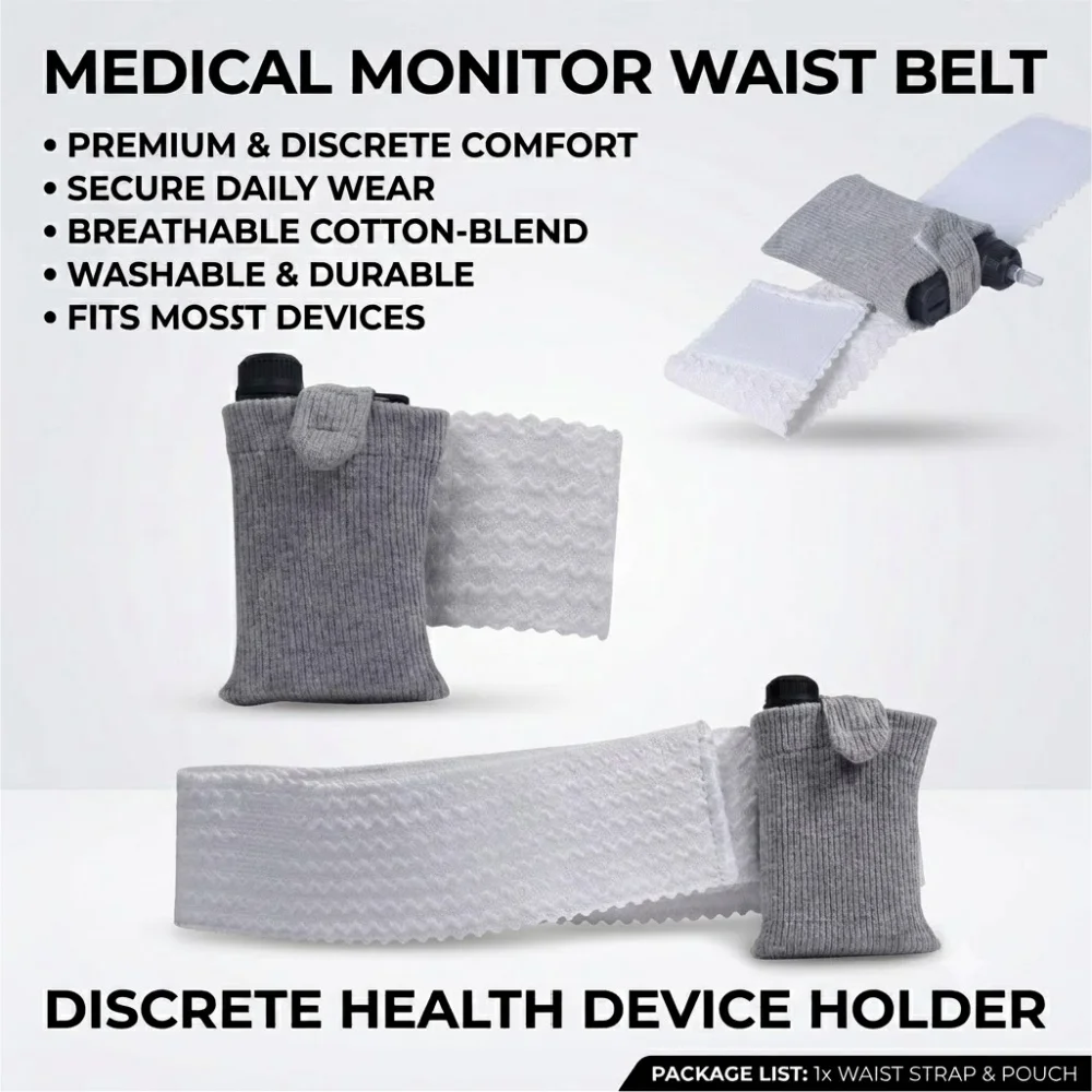 Medical Insulin Pump Belt Discret Waist Band Elastic Diabetic Pouch Slim Running Fitness Strap Breathable Sleep Underwear Sleeve