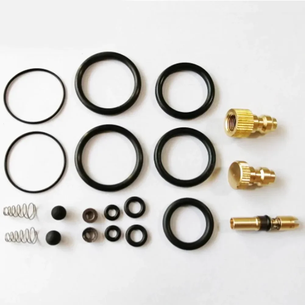 High Pressure Pump Sealing O-ring Spare Kit Air Pump Accessories Inflator Repair Set Kit NBR Copper Pneumatic Parts