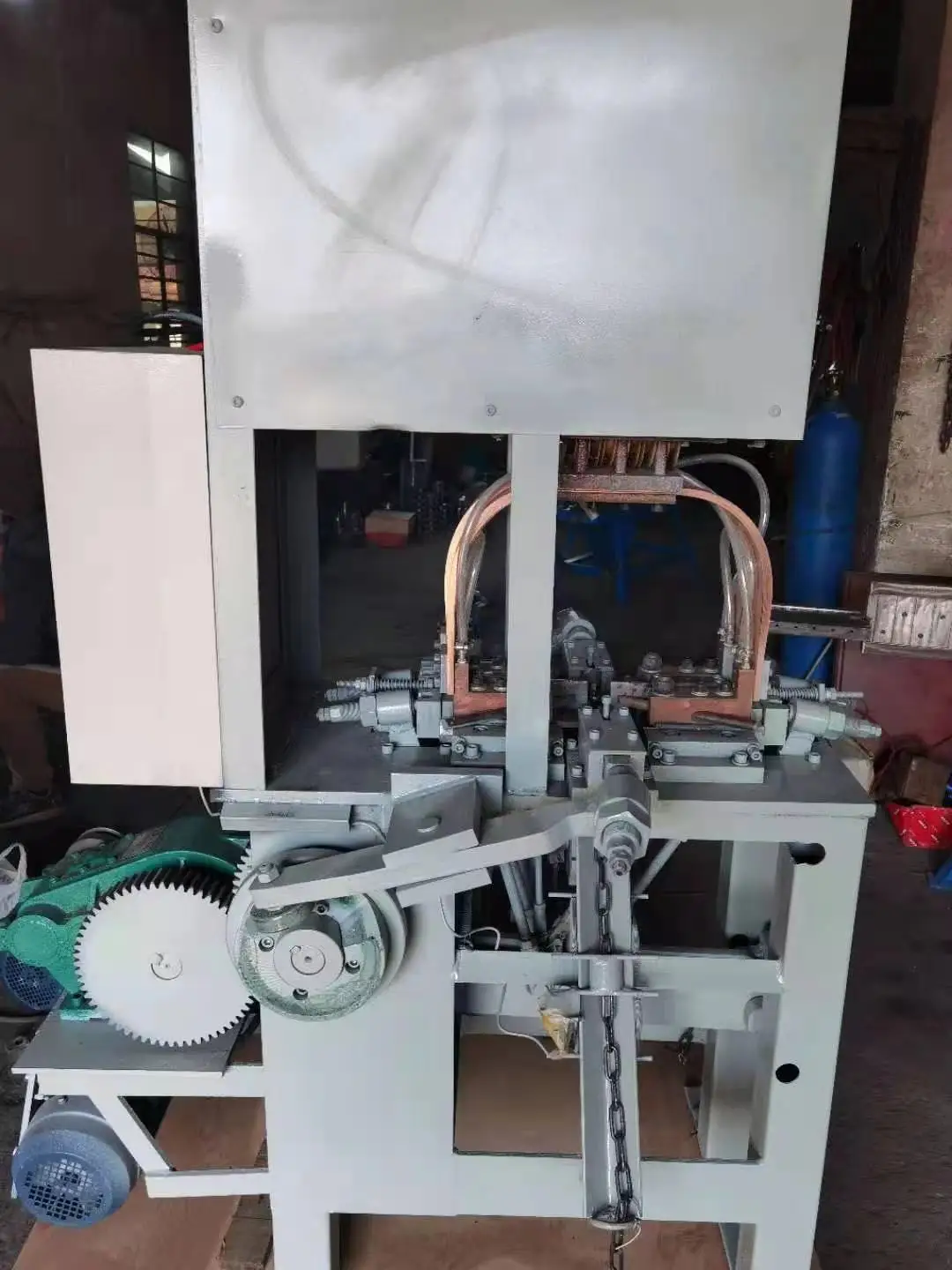 For 13MM-16MM g30 inron link chain welding machine wire welding chain machine and wire drawing machine with annealing