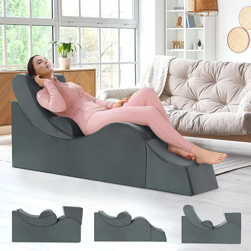 Lazy sofa removable and washable computer chair folding moon chair fabric sofa creativity