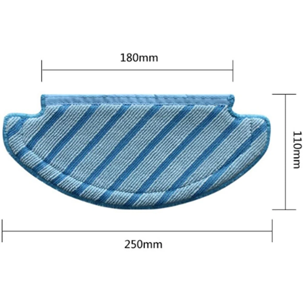 10Pcs Mop Cloths Cleaning Pads for Ecovacs Deebot Ozmo T8 AIVI T8 Max N8 Pro Plus/ N8 Pro Vacuum Cleaner Accessories