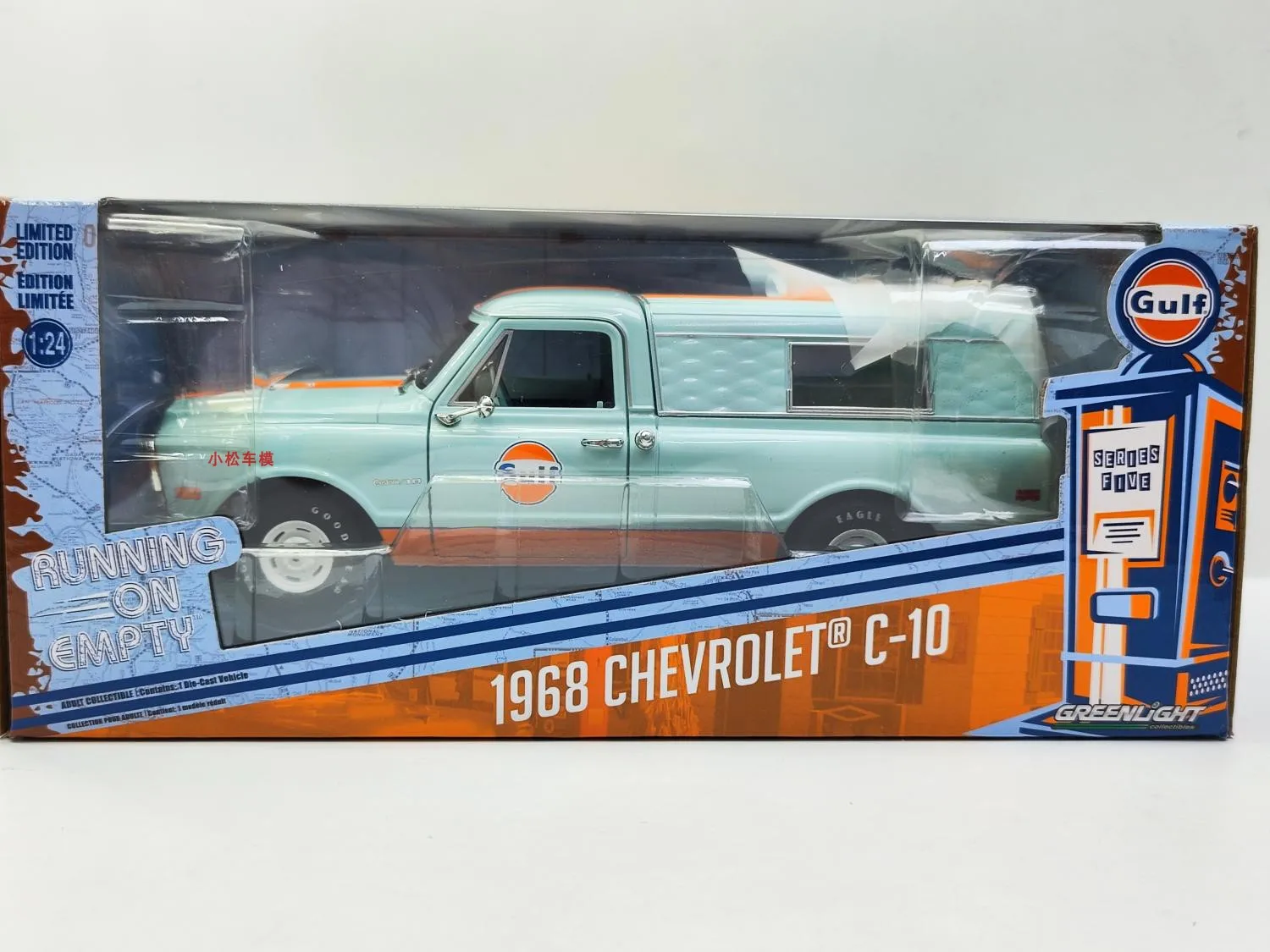 1:24 1968 Chevrolet C-10 High Simulation Alloy Car Model Collectible Toy Gift Souvenir Display Ornament