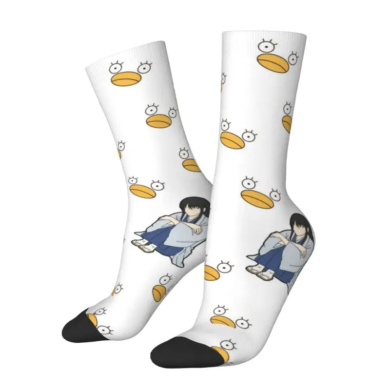 مخصص Kawaii الطباعة G-Gintamaes الكرتون الجوارب للنساء الرجال بسط الصيف الخريف الشتاء طاقم الجوارب