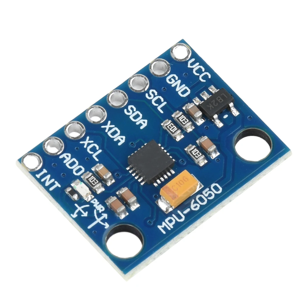 GY-521 MPU-6050 MPU6050 أجهزة استشعار الدوران التناظرية ذات 3 محاور + وحدة مقياس التسارع المدمجة في محول إعلان 16 بت