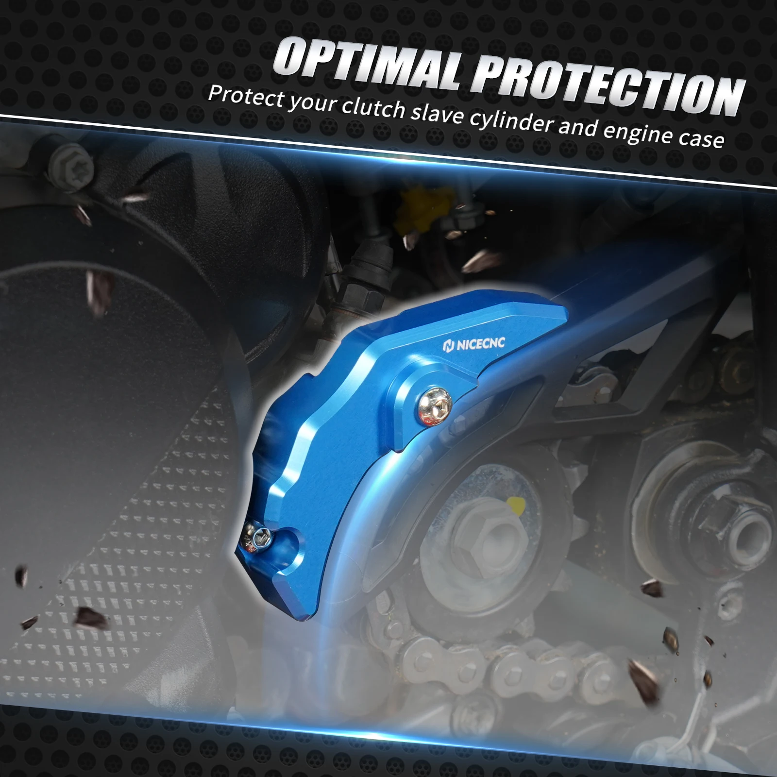 NICECNC pour 2024 Husqvarna TE 300 TE 250 TX 300 TX300 2023-2024 moto embrayage cylindre esclave couvercle garde protecteur en aluminium