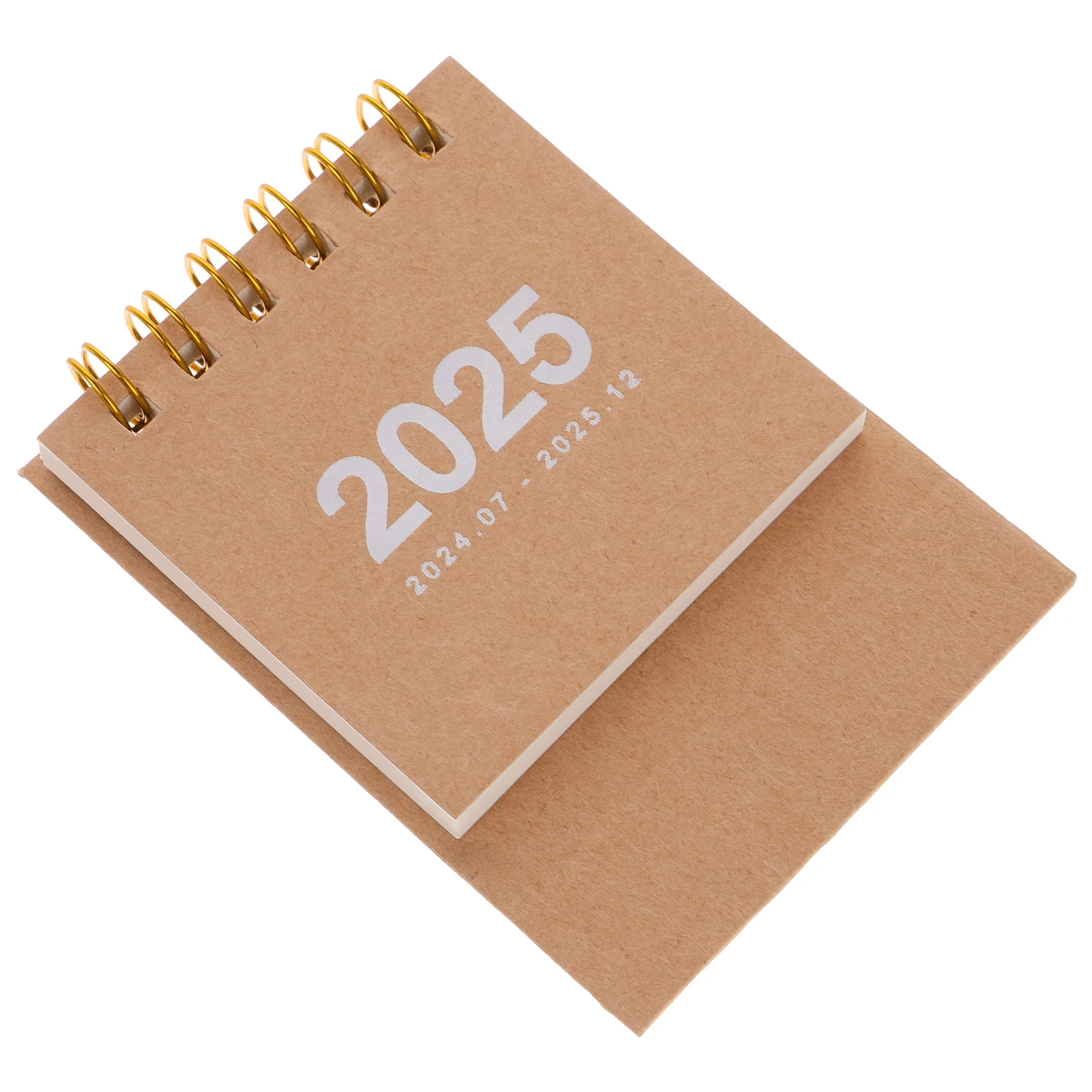 Coil Kalender Meja Kecil Kantor Kalender Mini Kertas Berdiri Flip Desktop Bulan