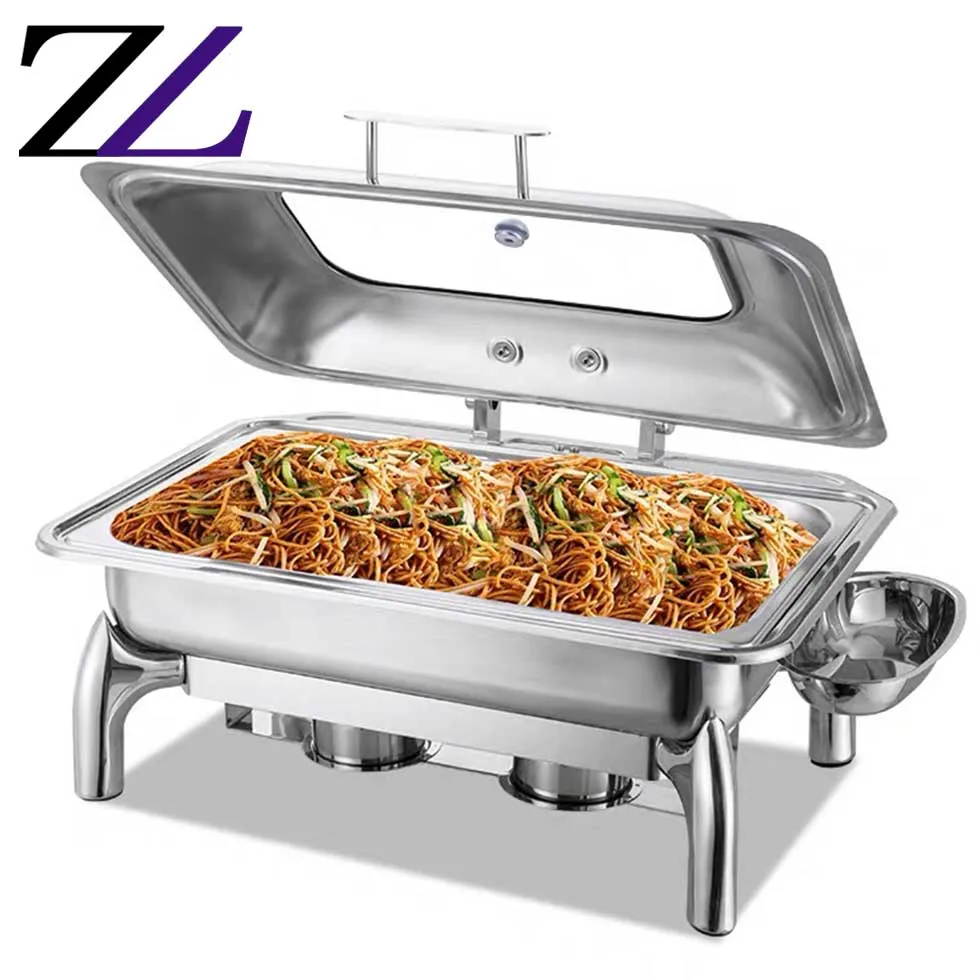 Buffet de presentación, Catering, cena, Chauffe Plat, Hotel, restaurante, Buffet, mesa de vapor, sartén, comida para mantener el calor, plato de frotamiento para mujeres