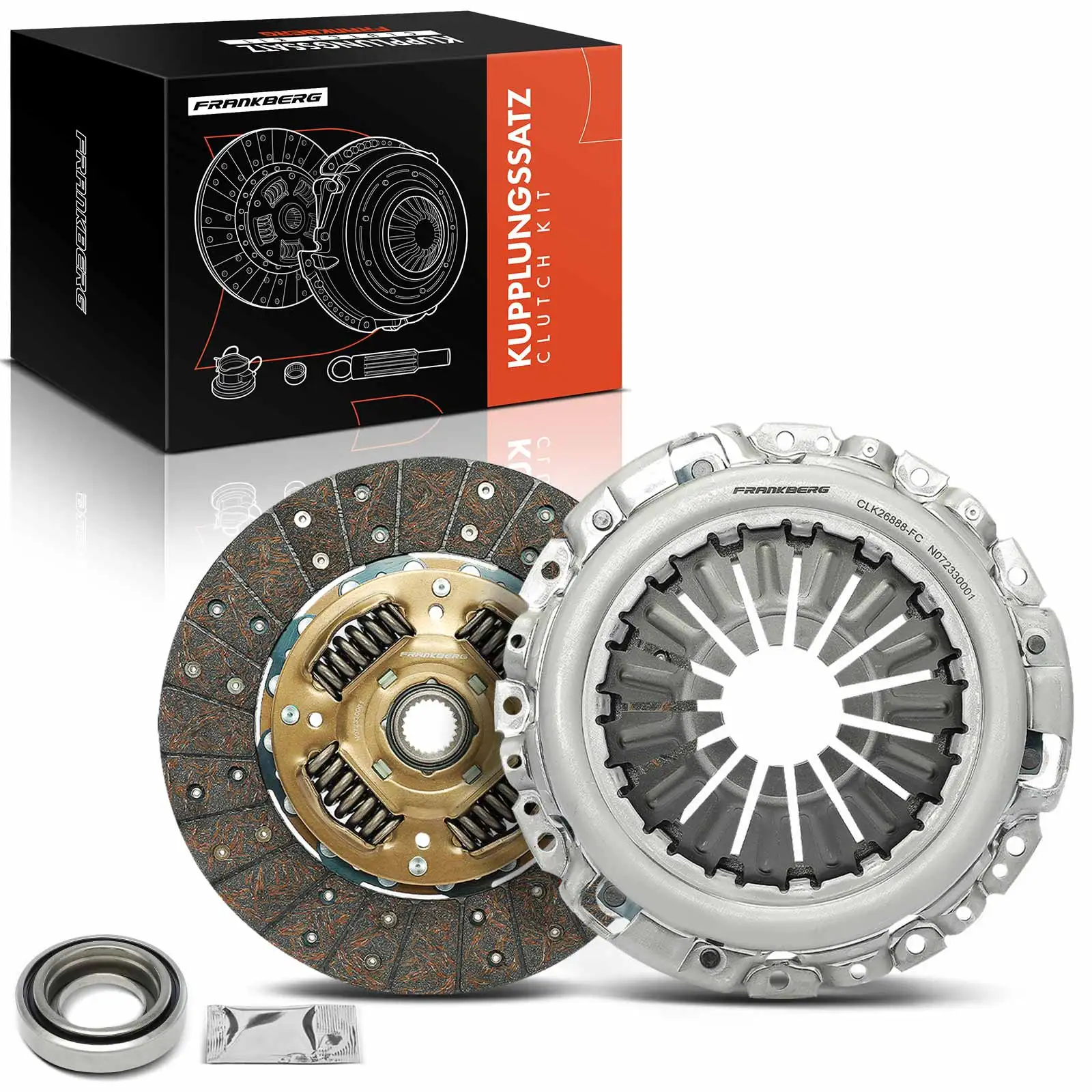 Frankberg 1x Koppelingsset voor Nissan Cabstar F24M F24W NT400 Cabstar F24M 2.5L 2006-2013 826888 30100-MB40A 30210-MB40A
