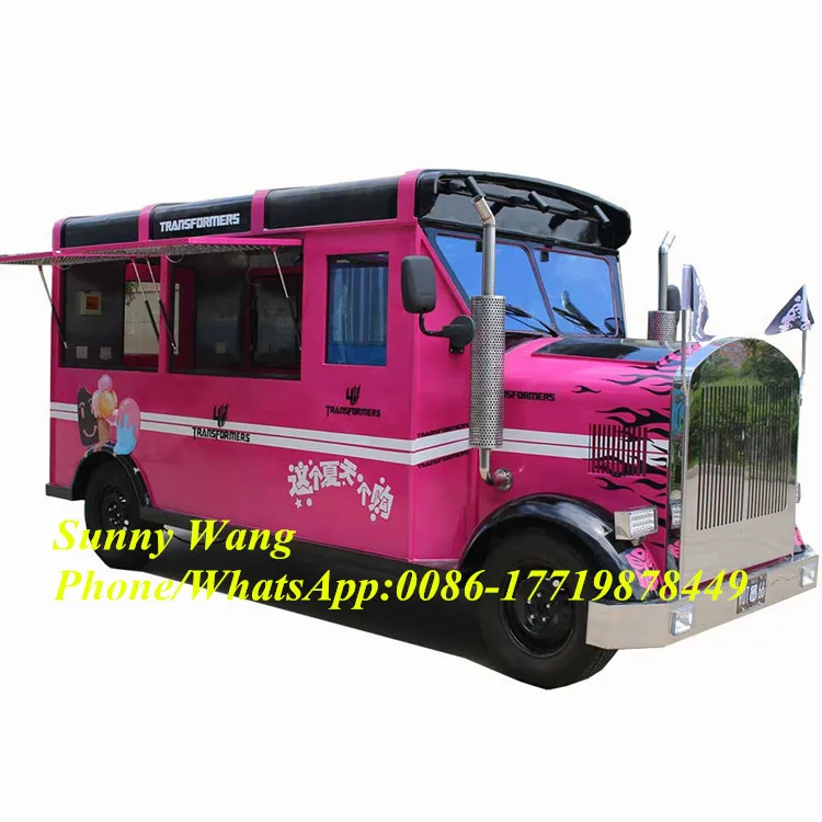 Diakui Mobile katering troli luar ruangan bergerak makanan Trailer dapur truk untuk dijual